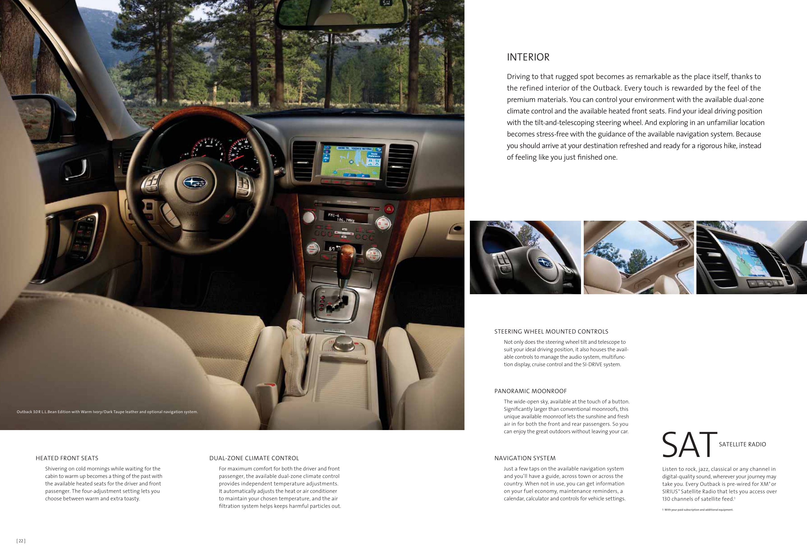 2008 Subaru Outback Brochure Page 6